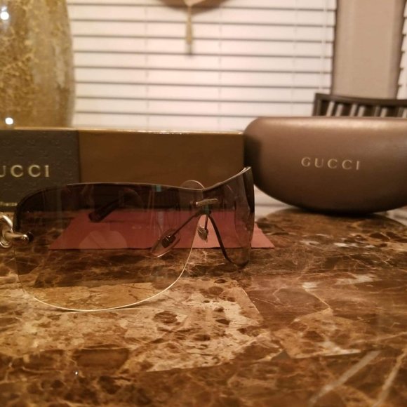 Authentic Gucci 2772/S wrap shield sunglas… - Picture 1 of 16